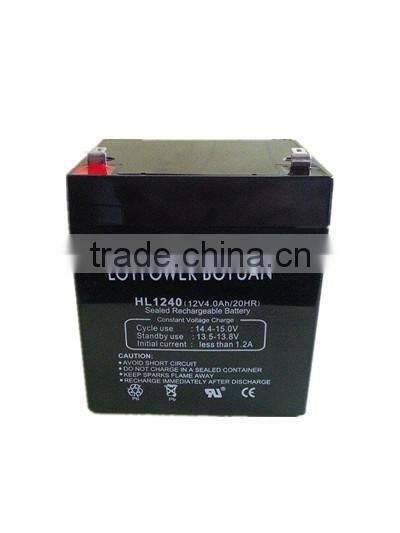 Nominal Voltage 12v 4ah Valve Regulated Lead Acid Battery
