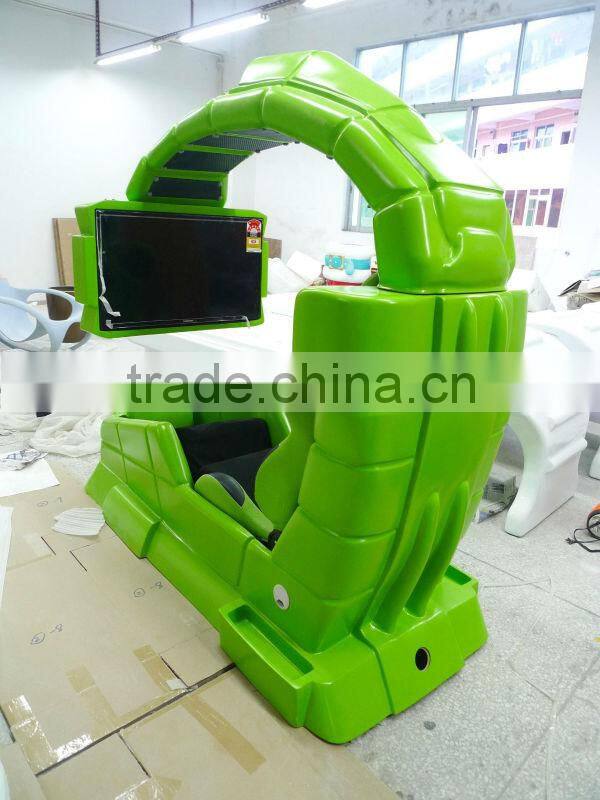 Custom made fiber glass game machine shell