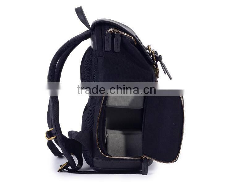 2016 waterproof PU backpack fashion multifunctional camera backpack