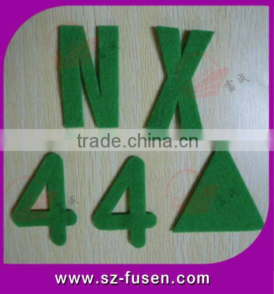 beautiful custom color hook and loop letters