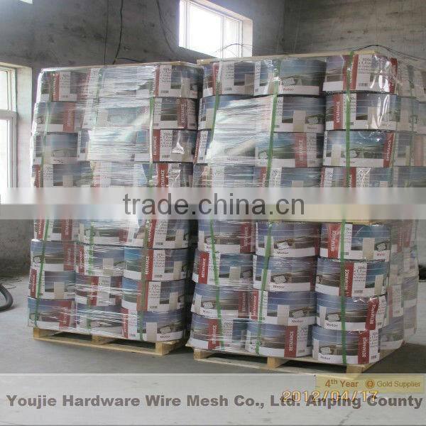 high quality galvanized bared mesh barbed wire fence
