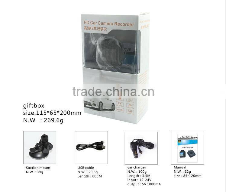 1.5 Inch 1080P Full HD 5.0M Pixel G-sensor Super Mini Hidden Camera Car Black Box