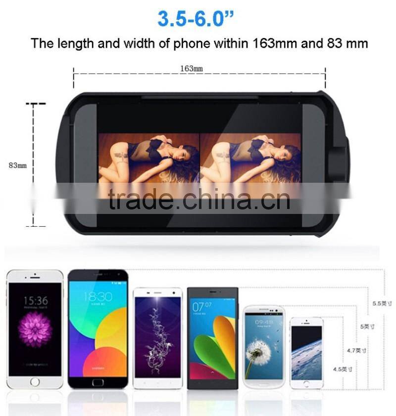Shenzhen factory supply Head Mount Display VR PRO 3D Glasses VR box 3D headset for 3.5-6.0 inch screen
