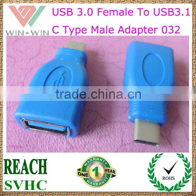 China manufacture USB 3.0 Female To Type C USB 3.1 Adapter 042