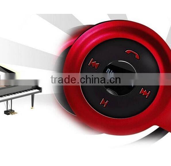 Neckband Mini Wireless Sport Bluetooth Headset/headphone Music Stereo Bluetooth Earphone SD Card Slot