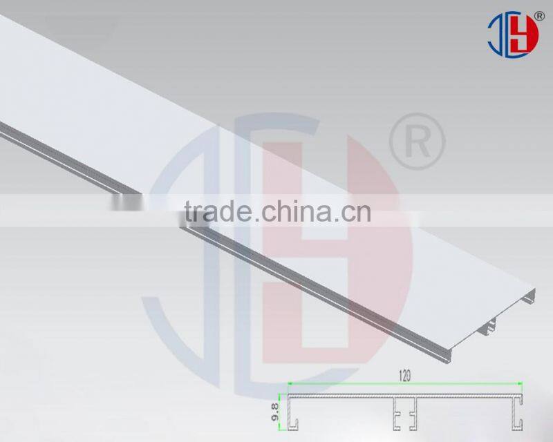 Brushed bright aluminum Skirting board for flooring