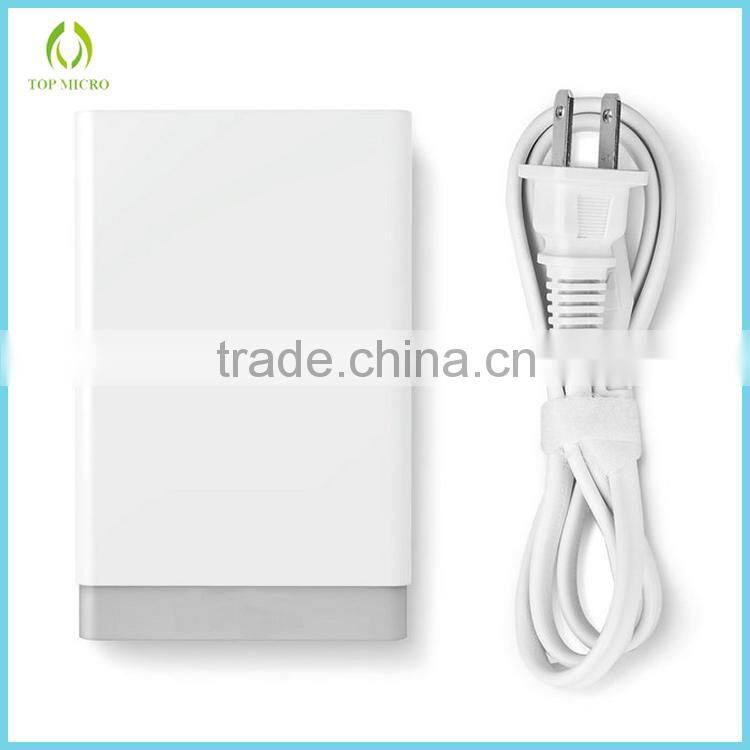 2016 Wholesales with 1.6M Power Cable 6A/8A Multiple 5-Port USB Travel Wall Charger