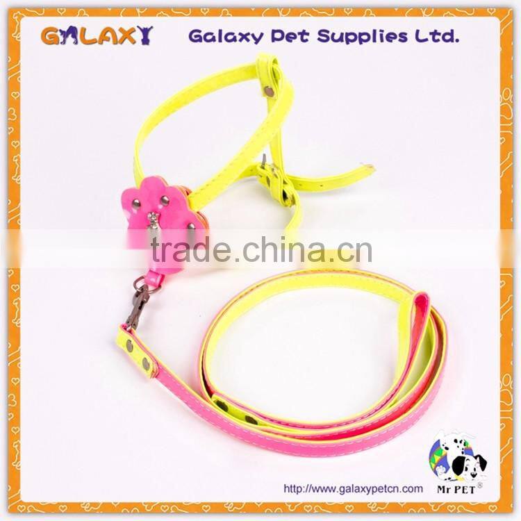colorful pet collar and leash nylon pet products new design pet collar, sell well dog leash