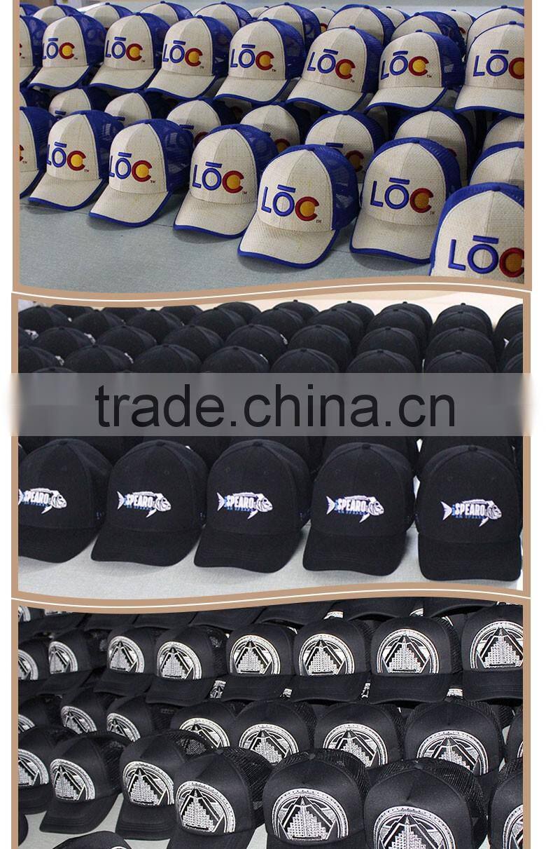 unisex design white baseball hats custom logo