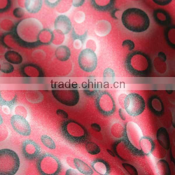 hot sale glitter fabric bubble leather 100% polyurethane leather synthetic leather