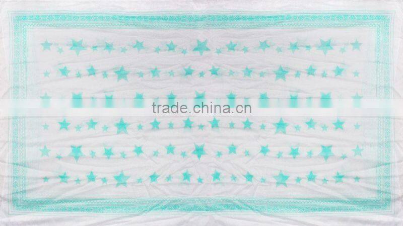 star design summer and spring muslim cotton head scarf