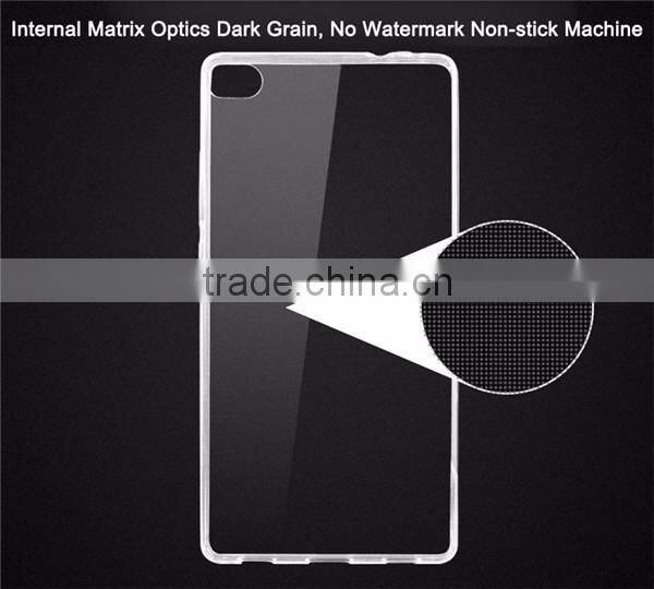 for Huawei P8 Case TPU Transparent Clear Back Cover Case for Huawei Ascend P8 Cell Phone Bags case