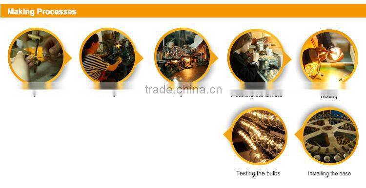 T38 energy saving lampquality 2200K /2600K/2700K led glass bulb filament bulb