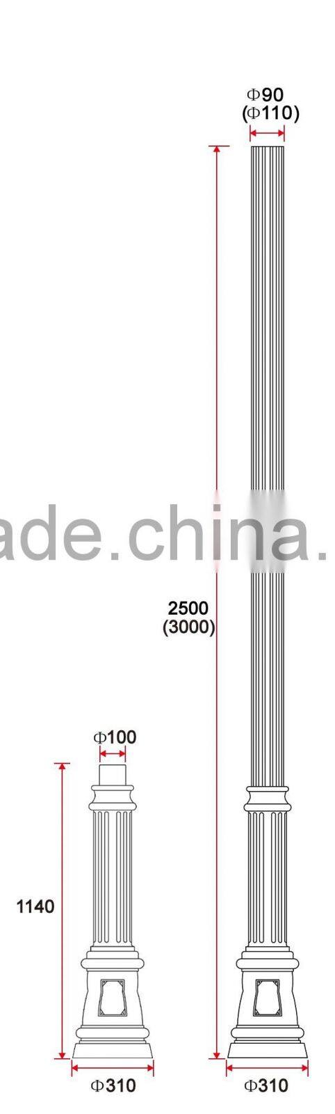 A058 Wholesale Aluminum Lamp Post Base