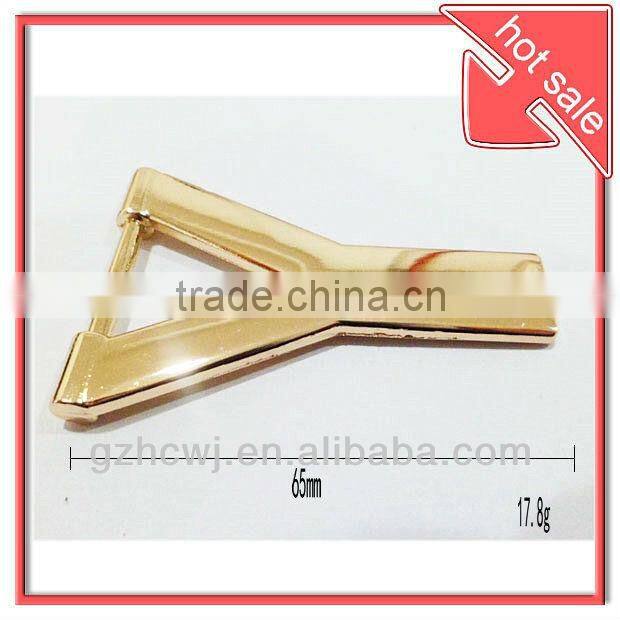 Fashion hanging ornament for handbag gold decative for leather bags.