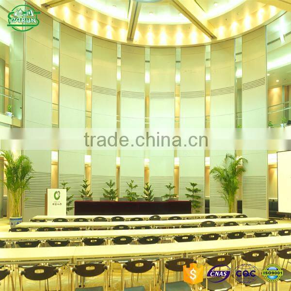 Movale Wood Grain Aluminium Folding Partition Wall