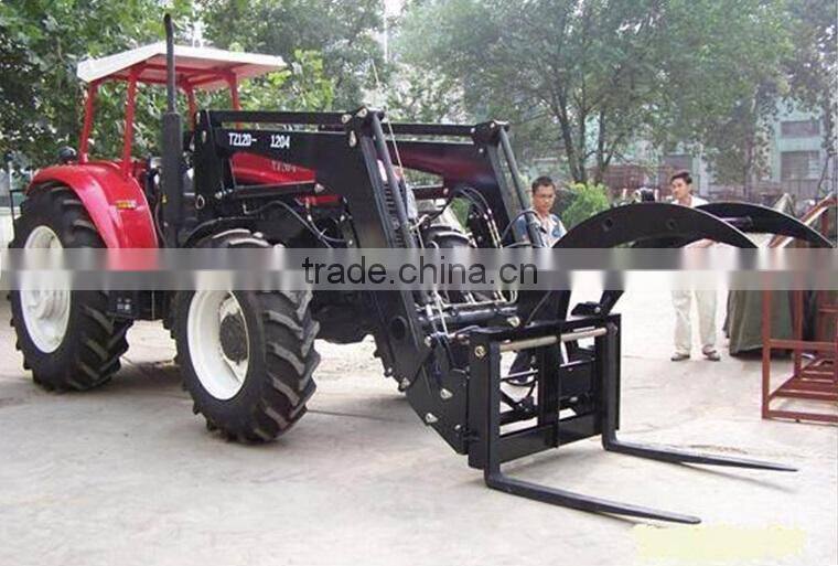 Hydraulic Timber grab on tractor front end loader