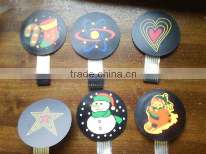 El panel for cap,clothes /EL sound music panel