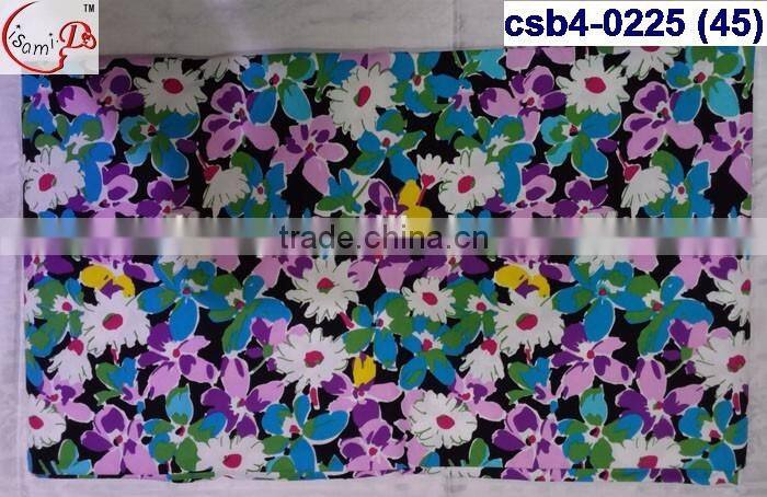 csb4-0225 (40-49)March Purchase 2016 Hot sale Africa print wax good quality flower pattern embroidered fashion wax fabric