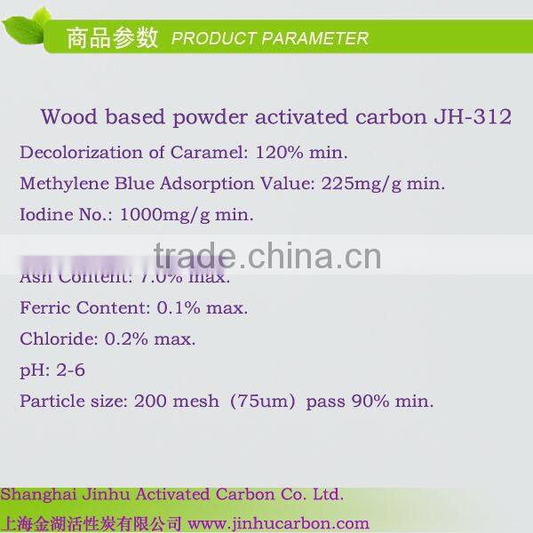 black Activated carbon as Wine deep cleaning decoloring agent