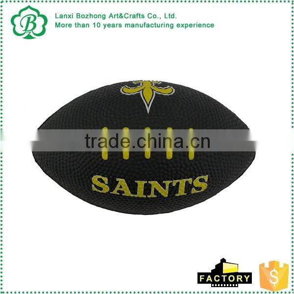 Various fashion style silver Rugby pu stress ball