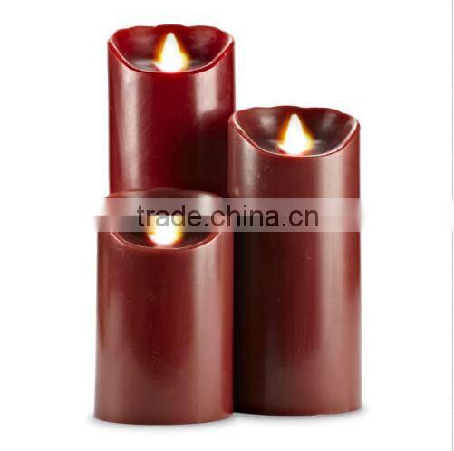 Plastic battery flicker led candle