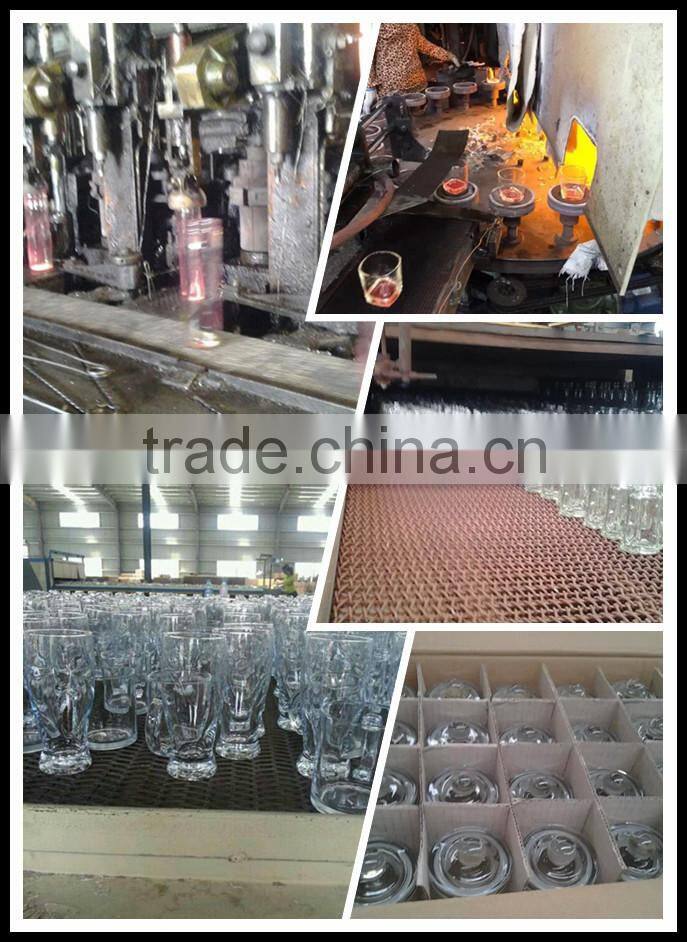 Stemless glass of gold wine glasses