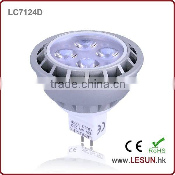 DC12V 4W cob led 2700K dimmable led spot light
