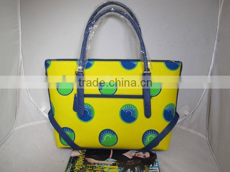 Beautiful African wax print fabric woman handbag wax tote bag