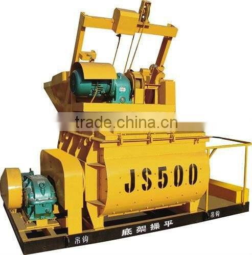 JS500 mixing concrete mixer