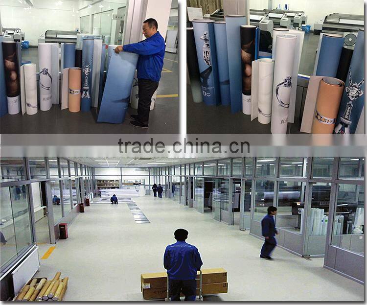 wrought iron garden wall fence frontlit coated banner UV printing