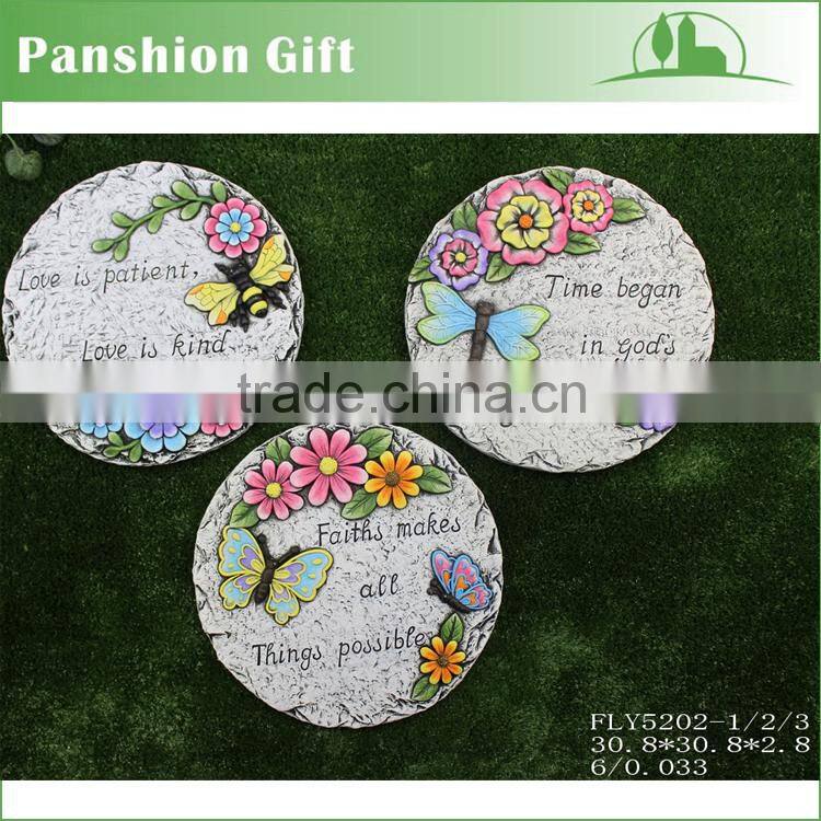 Garden decorative cement stepping stone