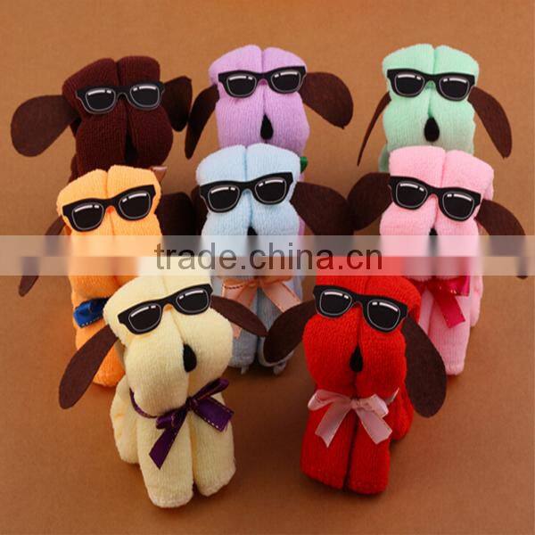 China OEM manufacture hot selling 100% cotton towel cake souvenir