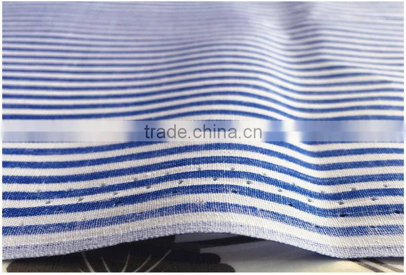 Luxury Manufacturer Best piece Cheap yarn dyed stripe shirt fabric 60 polyester 40 cotton spandex fabric for curtain and dress