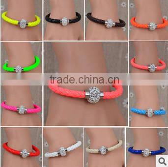 fashion Woven diamond bracelet