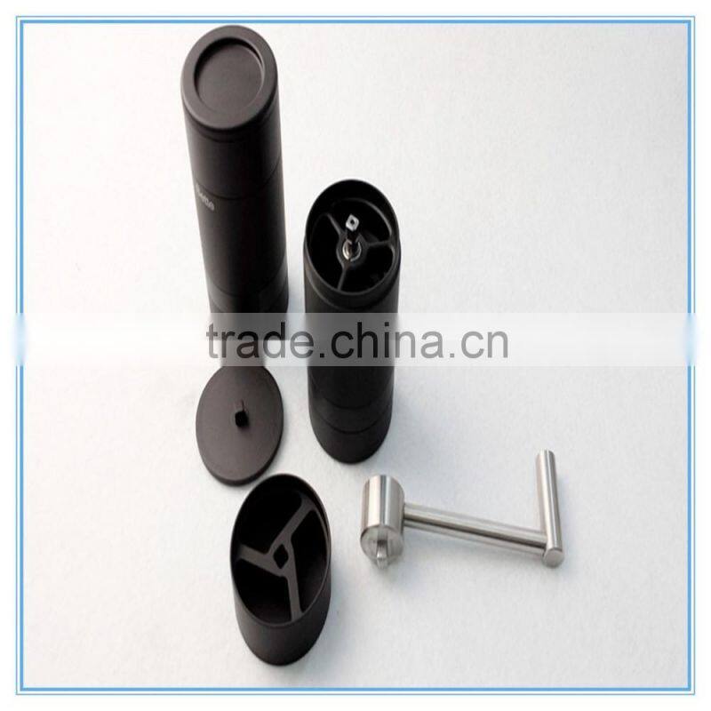 Online wholesale conical Burr Portable Coffee Mill Manual Coffee Grinder with stainless steel crank