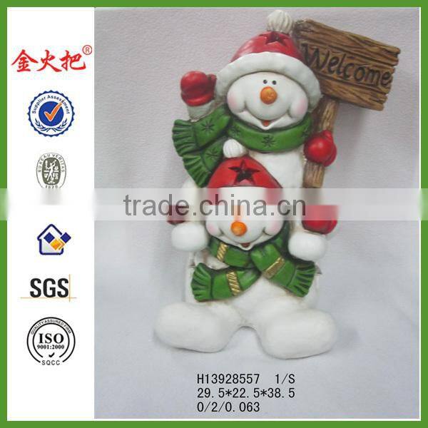 Christmas reindeer decoration with lantern