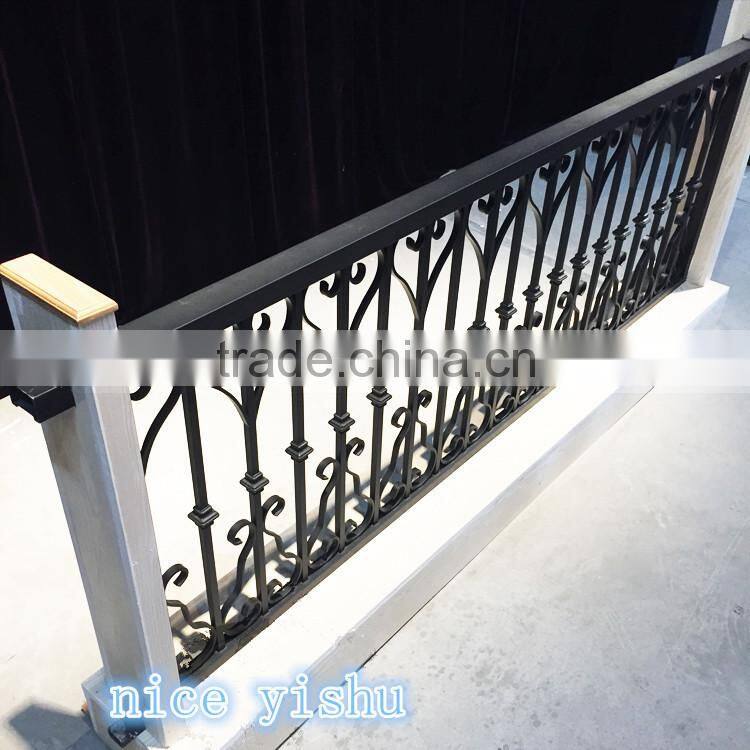 Cheap prefab decorative wrought iron fence panels for sale