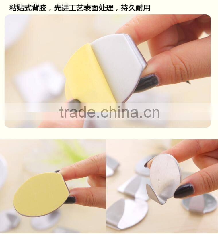 Steel adhesive hook and steel sticky hook