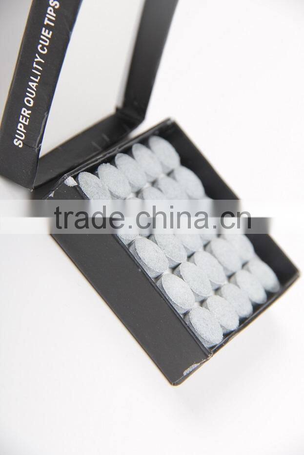 Wholesale 50 pcs high quality 10mm snooker pool cue tips