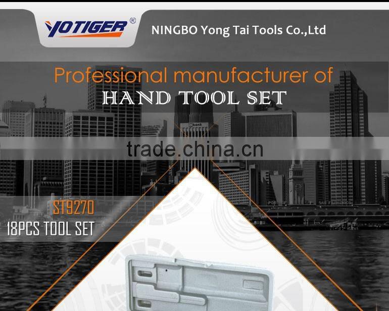 mini bit tool set, bike tool kit, small repair tool set with 18pcs