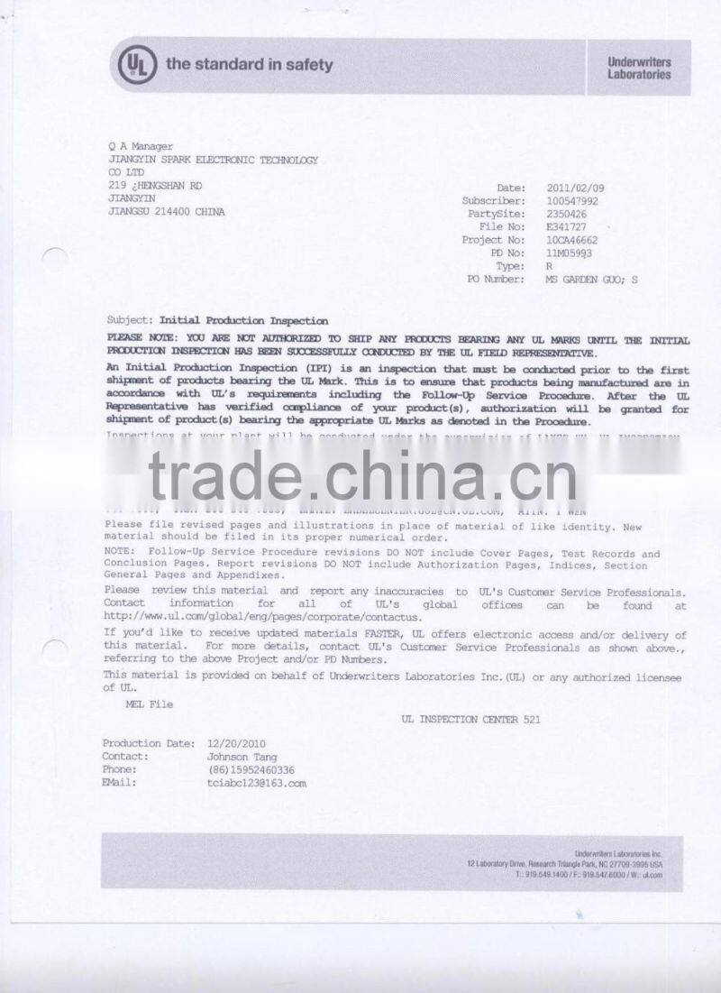 CE UL ISO SGS Split Core Current Transformer