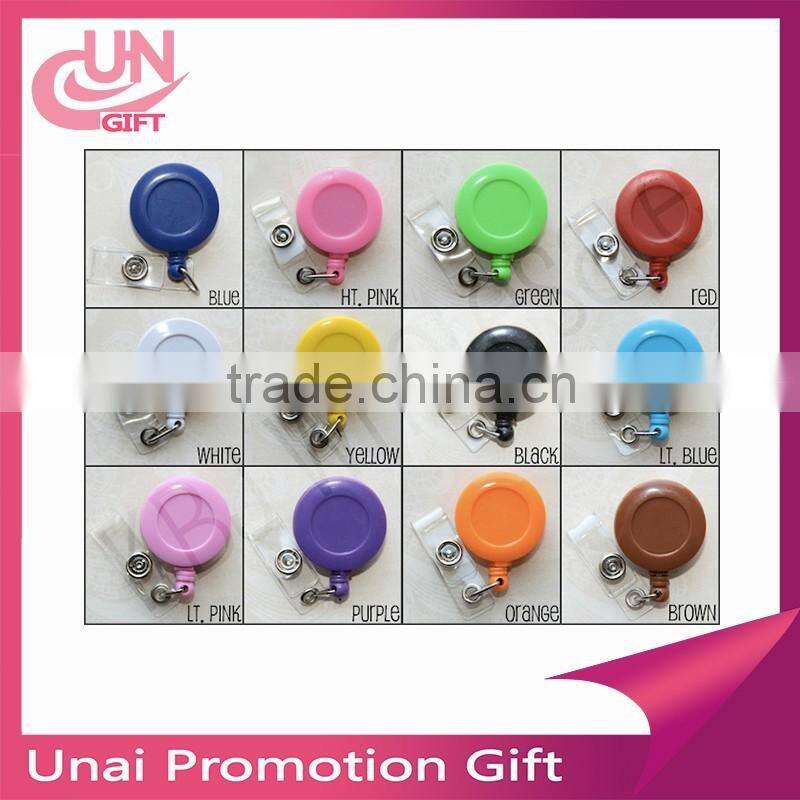 High Quality Retractable Badge Reel Logo Customized Yoyo Retractable Badge Reel LOW MOQ