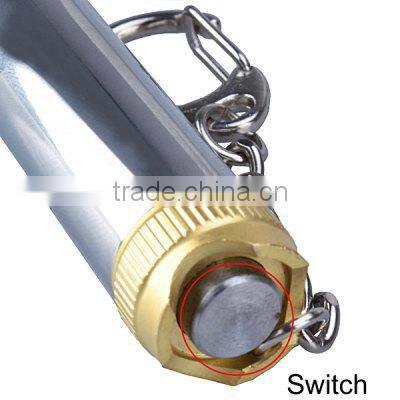 keyring with mini dynamo led torch