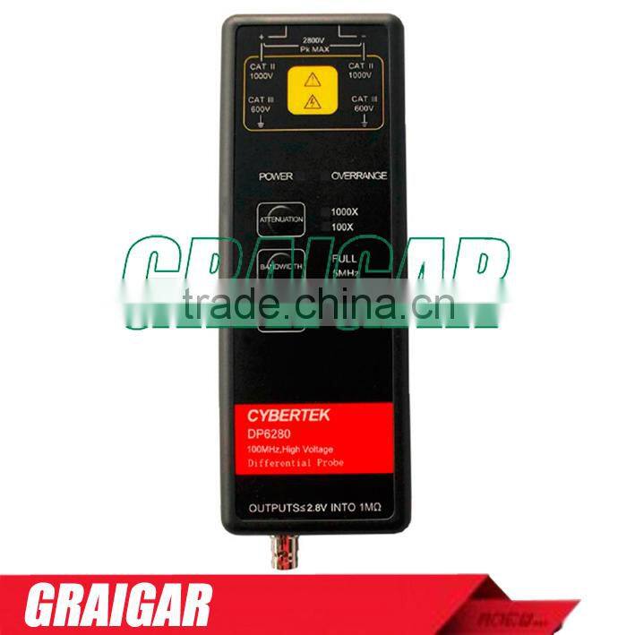 High Voltage Differential Oscilloscope Probe DP6280(2800V/100MHz)