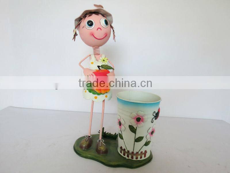 Outdoor Decor Metal Flower Pots