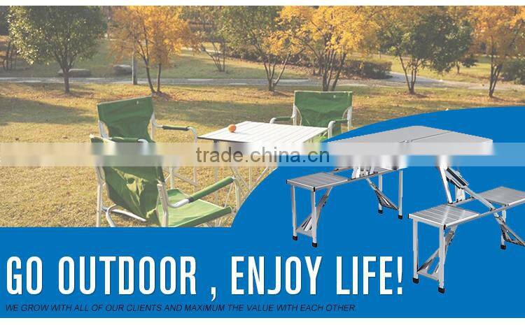 outdoor adjustable texitlene garden chair and table set