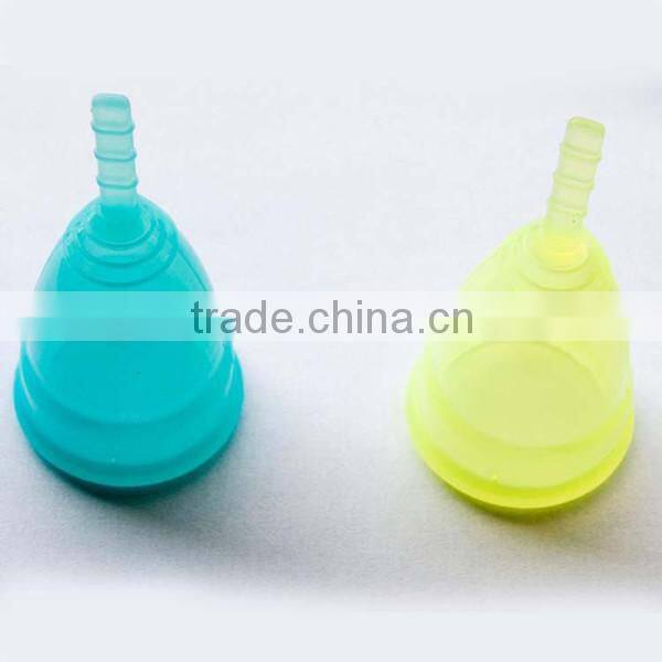 anti-bacteria 100% medical silicone menstrual cup