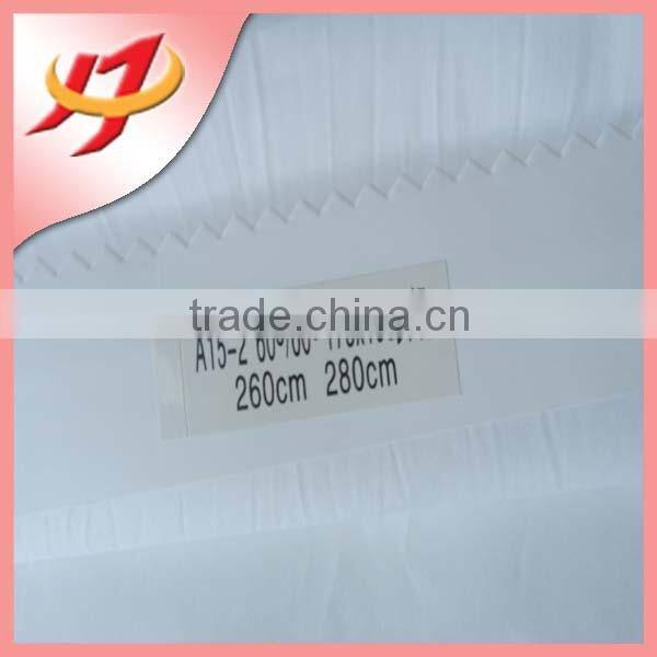 wholesale plain white 100% cotton combed knitting fabric white fabric
