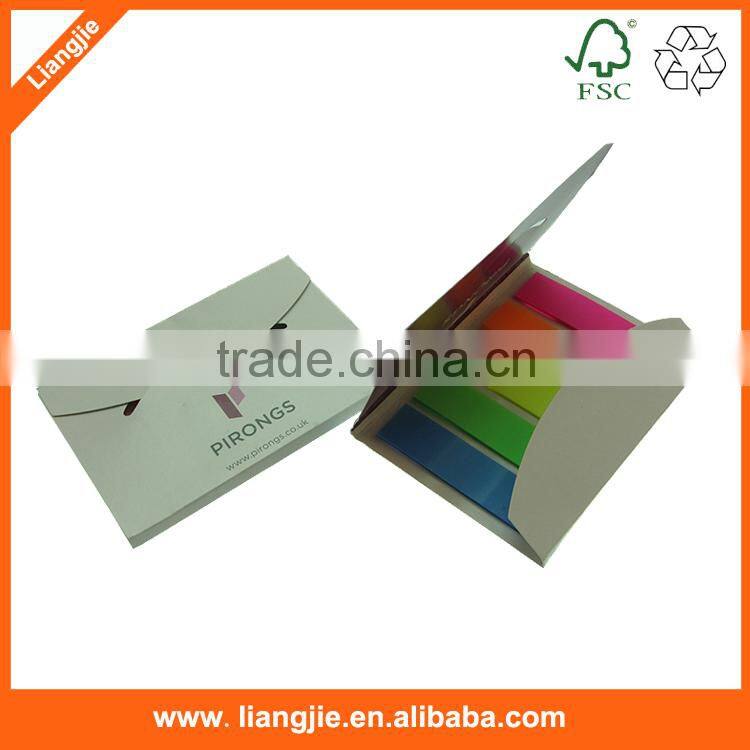 Printed Note cube/memo pads with wooden pallet